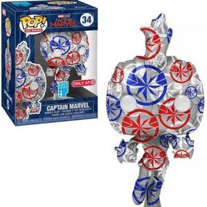 FUNKO POP Captain Marvel Art Series